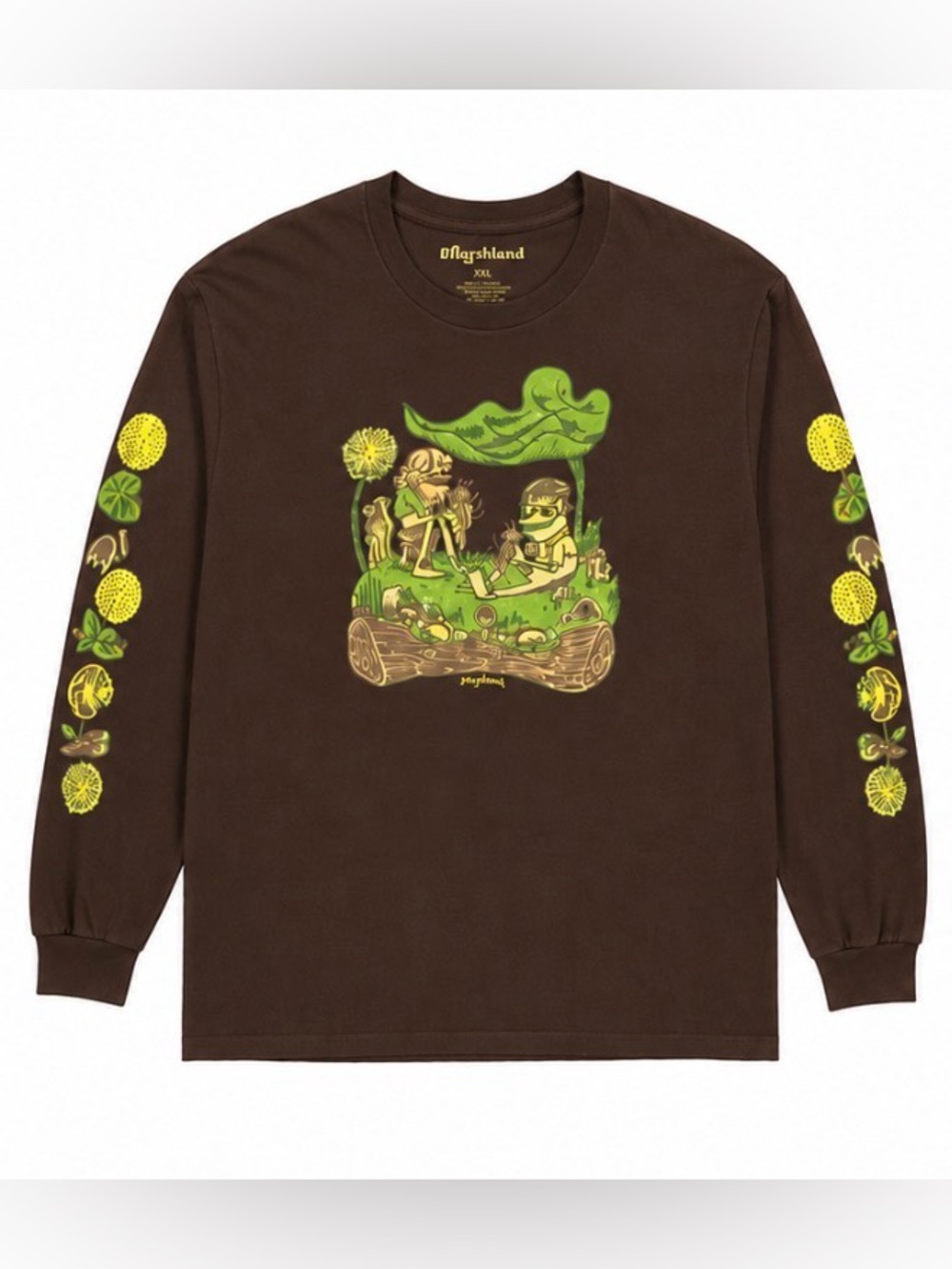Mythical XL Brown Graphic Long Sleeve Tee | Rhett & Link